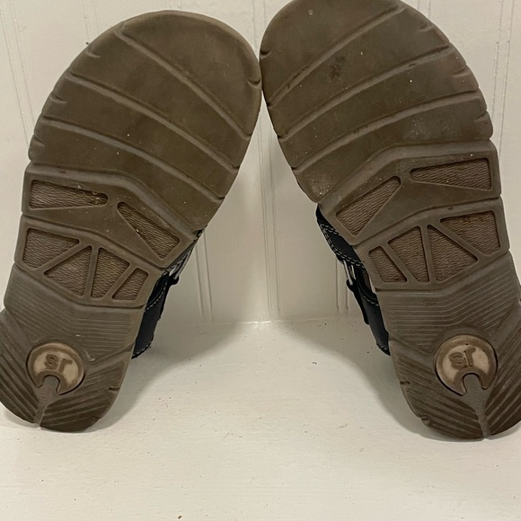 Stride Rite 360 Kids Sandals “Isaac Memory Foam size 12M Navy Blue - Picture 4 of 5